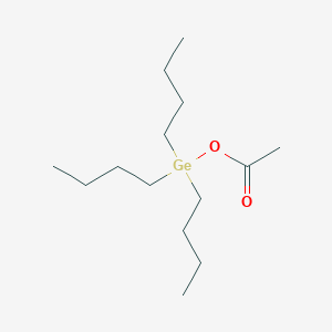molecular formula C14H30GeO2 B072566 Germane, acetoxytributyl- CAS No. 1112-65-8