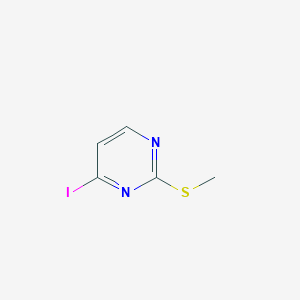 molecular formula C5H5IN2S B072567 4-Iodo-2-(methylthio)pyrimidine CAS No. 1122-74-3