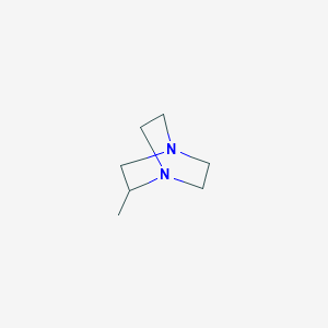 molecular formula C7H14N2 B072572 2-Methyl-1,4-diazabicyclo[2.2.2]octane CAS No. 1193-66-4