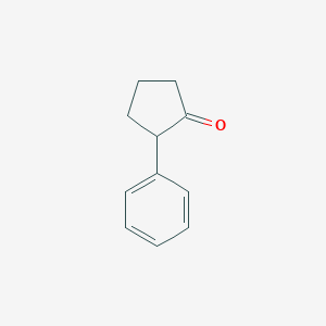 molecular formula C11H12O B072573 2-Phenylcyclopentan-1-one CAS No. 1198-34-1
