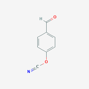 molecular formula C8H5NO2 B072575 4-Formylphenyl cyanate CAS No. 1126-84-7