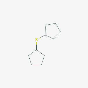 molecular formula C10H18S B072577 Dicyclopentyl sulfide CAS No. 1126-65-4