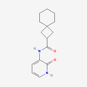 molecular formula C15H20N2O2 B7258121 N-(2-oxo-1H-pyridin-3-yl)spiro[3.5]nonane-2-carboxamide 