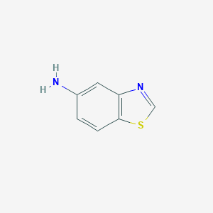 molecular formula C7H6N2S B072588 1,3-苯并噻唑-5-胺 CAS No. 1123-93-9