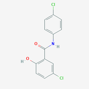 molecular formula C13H9Cl2NO2 B072603 5-chloro-N-(4-chlorophenyl)-2-hydroxybenzamide CAS No. 1147-98-4