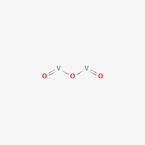 molecular formula V2O3<br>O3V2 B072604 Vanadium trioxide CAS No. 1314-34-7