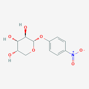 (2S,3R,4S,5S)-2-(4-nitrophenoxy)tetrahydro-2H-pyran-3,4,5-triol