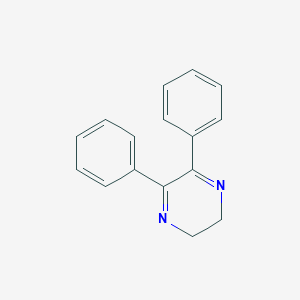 molecular formula C16H14N2 B072616 5,6-Diphenyl-2,3-dihydropyrazine CAS No. 1489-06-1