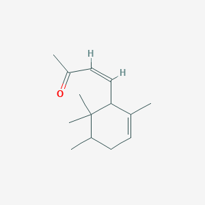 molecular formula C14H22O B072617 (Z)-4-(2,5,6,6-tetramethylcyclohex-2-en-1-yl)but-3-en-2-one CAS No. 1335-94-0