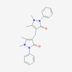 molecular formula C23H24N4O2 B072621 Diantipyrylmethane CAS No. 1251-85-0