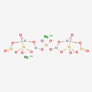 molecular formula 2Al2O3.2MgO.5O2Si B072626 堇青石 CAS No. 1302-88-1