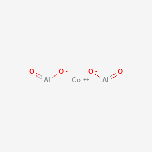 molecular formula Al2CoO4<br>CoAl2O4 B072639 Cobalt(2+);oxido(oxo)alumane CAS No. 1333-88-6