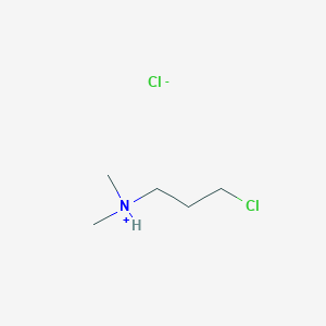 molecular formula C5H13Cl2N B072642 3-Dimethylaminopropylchloride hydrochloride CAS No. 1281-00-1