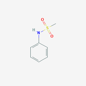 molecular formula C7H9NO2S B072643 N-Phenylmethanesulfonamide CAS No. 1197-22-4
