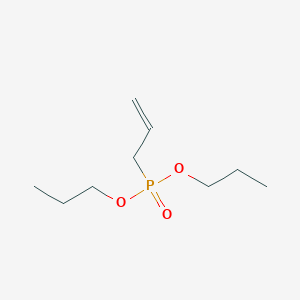 molecular formula C9H19O3P B072647 1-[Prop-2-enyl(propoxy)phosphoryl]oxypropane CAS No. 1473-63-8