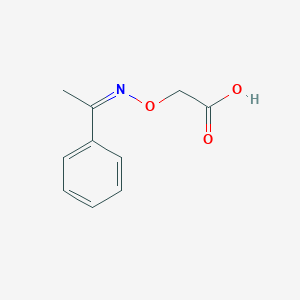 molecular formula C10H11NO3 B072656 Carboxymethyl oxyimino acetophenone CAS No. 1205-09-0