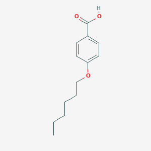 molecular formula C13H18O3 B072675 4-Hexyloxybenzoic acid CAS No. 1142-39-8