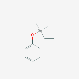 molecular formula C12H20OSn B072679 Stannane, phenoxytriethyl- CAS No. 1529-30-2