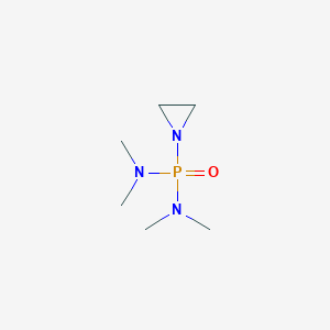 molecular formula C6H16N3OP B072680 1-Aziridinylbis(dimethylamino)phosphine oxide CAS No. 1195-67-1