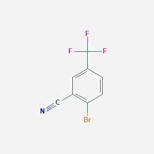 molecular formula C8H3BrF3N B072685 2-Bromo-5-(trifluoromethyl)benzonitrile CAS No. 1483-55-2