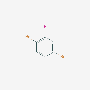 molecular formula C6H3Br2F B072686 1,4-Dibromo-2-fluorobenzene CAS No. 1435-52-5
