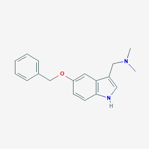 molecular formula C18H20N2O B072693 5-Benzyloxygramine CAS No. 1453-97-0