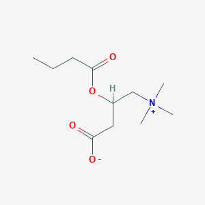 molecular formula C11H21NO4 B072695 O-Butanoylcarnitine CAS No. 1492-26-8