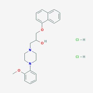 molecular formula C24H30Cl2N2O3 B000727 Naftopidil dihydrochloride CAS No. 57149-08-3