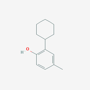 molecular formula C13H18O B072701 2-Cyclohexyl-p-cresol CAS No. 1596-09-4