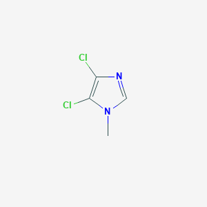 molecular formula C4H4Cl2N2 B072708 4,5-二氯-1-甲基咪唑 CAS No. 1192-53-6