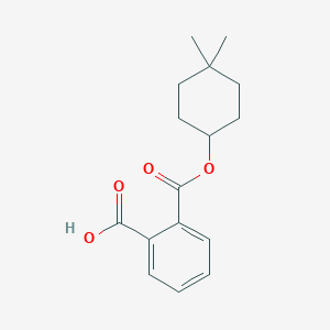 molecular formula C16H19O4- B072710 1,2-Benzenedicarboxylic acid, mono(dimethylcyclohexyl) ester CAS No. 1322-94-7