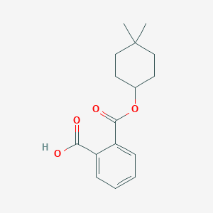 molecular formula C16H20O4 B072710 1,2-Benzenedicarboxylic acid, mono(dimethylcyclohexyl) ester CAS No. 1322-94-7