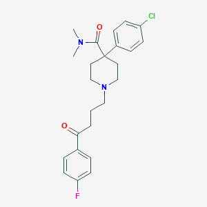 molecular formula C24H28ClFN2O2 B072714 Amiperone CAS No. 1580-71-8