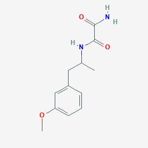 molecular formula C12H16N2O3 B7271626 N'-[1-(3-methoxyphenyl)propan-2-yl]oxamide 