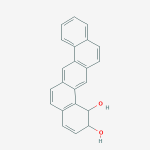 molecular formula C22H16O2 B072719 1,2-Dihydrobenzo[k]tetraphene-1,2-diol CAS No. 1421-82-5