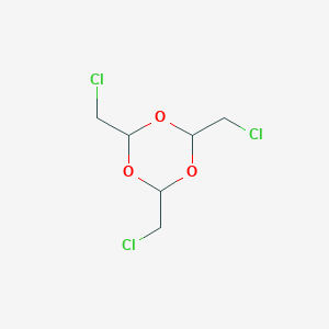 molecular formula C6H9Cl3O3 B072722 2,4,6-Tris(chloromethyl)-1,3,5-trioxane CAS No. 1129-52-8