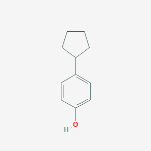 molecular formula C11H14O B072727 4-环戊基苯酚 CAS No. 1518-83-8