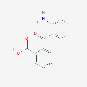 molecular formula C14H11NO3 B072732 2-(2-氨基苯甲酰)苯甲酸 CAS No. 1147-43-9