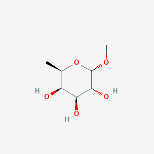 molecular formula C7H14O5 B072737 甲基-α-D-岩藻糖吡喃苷 CAS No. 1128-40-1