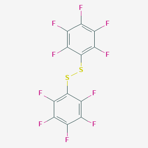 molecular formula C12F10S2 B072739 Bis(pentafluorophenyl) disulfide CAS No. 1494-06-0