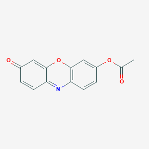 molecular formula C14H9NO4 B072752 Resorufin acetate CAS No. 1152-14-3