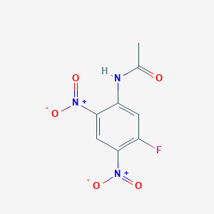 molecular formula C8H6FN3O5 B072753 n-(5-Fluoro-2,4-dinitrophenyl)acetamide CAS No. 1548-18-1