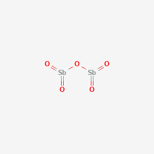 molecular formula Sb2O5<br>O5Sb2 B072755 Antimony pentoxide CAS No. 1314-60-9