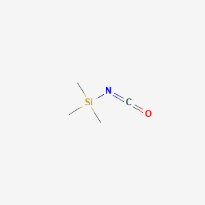 molecular formula C4H9NOSi B072756 (三甲基硅基)异氰酸酯 CAS No. 1118-02-1