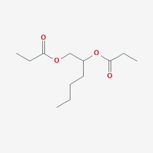 molecular formula C12H22O4 B072765 2-Propanoyloxyhexyl propanoate CAS No. 1560-65-2
