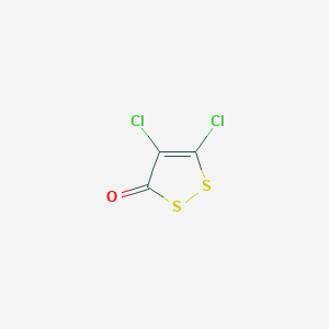 molecular formula C3Cl2OS2 B072768 4,5-Dichloro-3H-1,2-dithiol-3-one CAS No. 1192-52-5