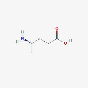 molecular formula C5H11NO2 B072780 (S)-4-Aminovaleric acid CAS No. 1558-59-4