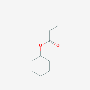 molecular formula C10H18O2 B072783 Cyclohexyl butyrate CAS No. 1551-44-6