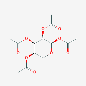 molecular formula C13H18O9 B072787 1,2,3,4-Tetra-O-acetyl-alpha-D-xylopyranose CAS No. 1233-03-0