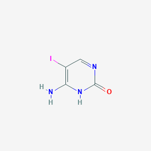 molecular formula C4H4IN3O B072790 5-碘胞嘧啶 CAS No. 1122-44-7